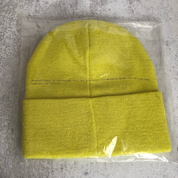 Queer Eye Yellow Chartreuse Knit Beanie Unisex OS - Picture 2 of 5